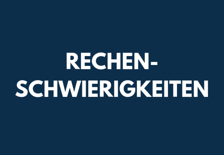 Kachel Rechenschwäche