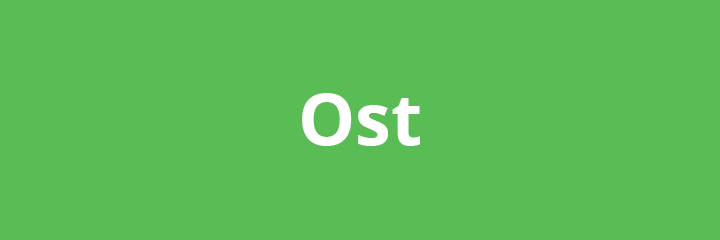 Kachel mit Aufschrift Ost