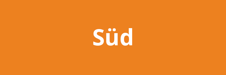 Kachel mit Aufschrift Süd