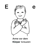 Lautgebärde - E, e