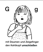 Lautgebärde - G, g