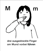Lautgebärde - M, m