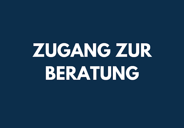 Zugang zur Beratung