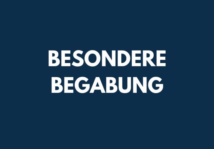 Kachel Besondere Begabung